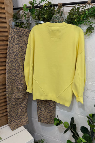 Beaming Sweater Lemon Sweater Cotierra