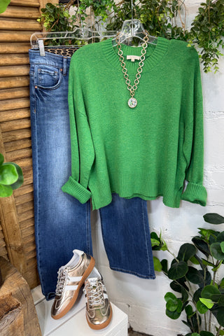 Girl Next Door Sweater Tomato