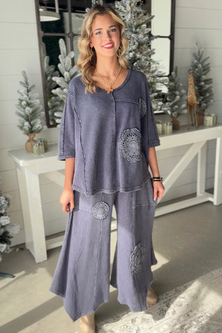 Sweetie Pie Pants Blue by Easel Pants Easel