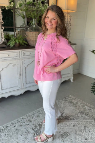 Ashford Top Pink Shirts & Tops Disco