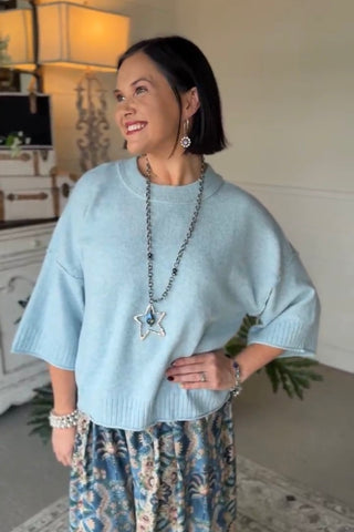 West Coast Sweater Soft Blue