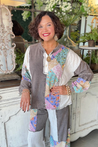 Dutch Top Charcoal Shirts & Tops J Her