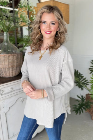 Wendi Light Taupe Shirts & Tops Rae Mode