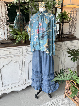 Ricki Top Teal by Umgee Shirts & Tops Umgee