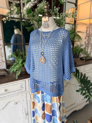 Easy Days Blue sweater Carolina