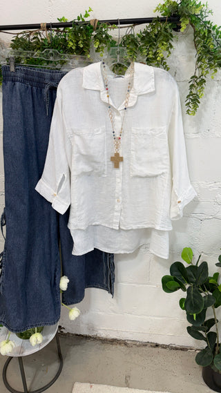 Westbrook Linen Top Olive
