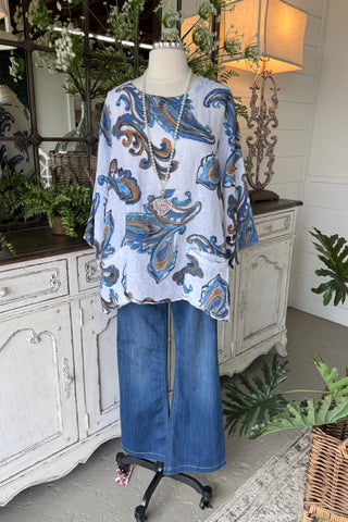 On Board Linen Top White Shirts & Tops Prospero