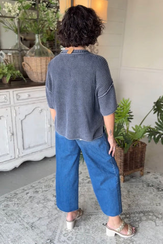 Deena Sweater Navy Sweater Blu Pepper