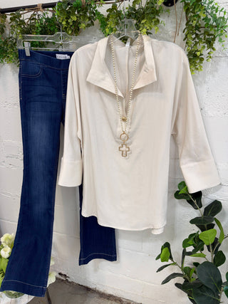Buffy Top Ivory
