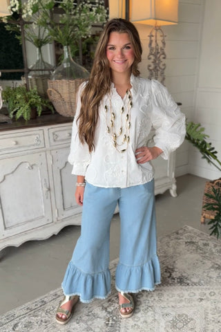 Owens Pants Light Denim by Umgee