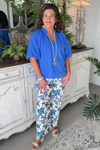 Ilsa Pants Cobalt Pants Gigio