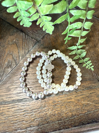 Virtuous Bracelets Silver Pearl Bracelets Whats Hot Jewelry