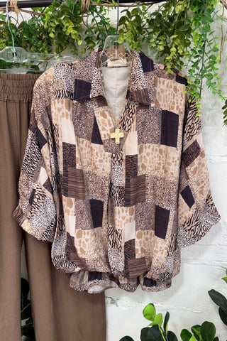 Bombay Top Taupe by Umgee