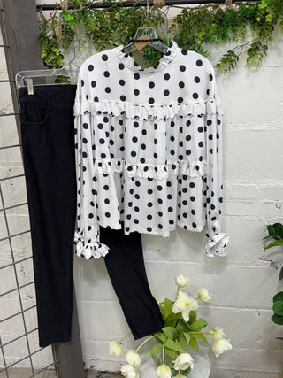 Feeling Bubbly Top Ivory Shirts & Tops LovLov