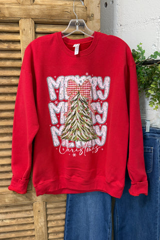 Merry Merry Christmas Sweatshirt Southern Attitude Designs Wholesale