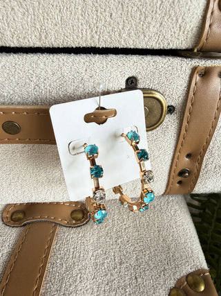 Dazzling Earrings Teal Earrings Accessories To Go