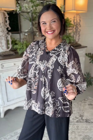 Coosa Top Black by Umgee