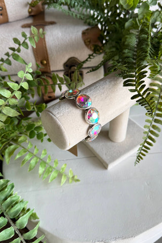 Bedazzled Bracelet Silver AB