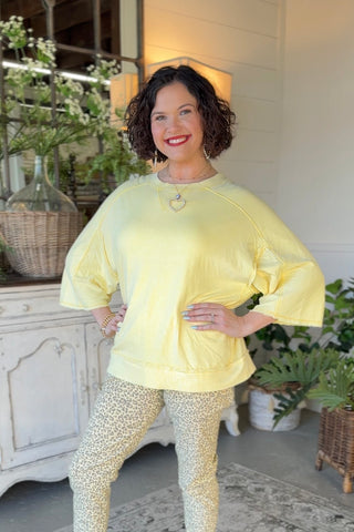 Offshore Top Lemon by Easel Shirts & Tops Easel