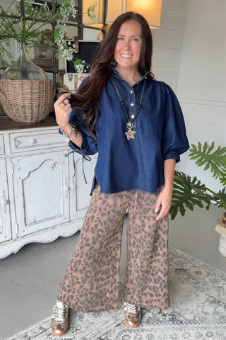 Ivanna Top Denim by Entro Shirts & Tops Entro