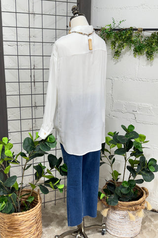 Tia White Shirts & Tops Blu Pepper
