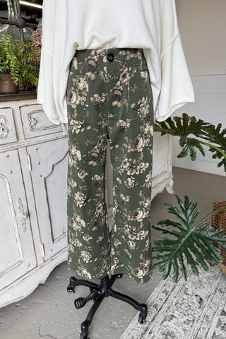 Jaylon Pants Olive by Umgee Pants Umgee