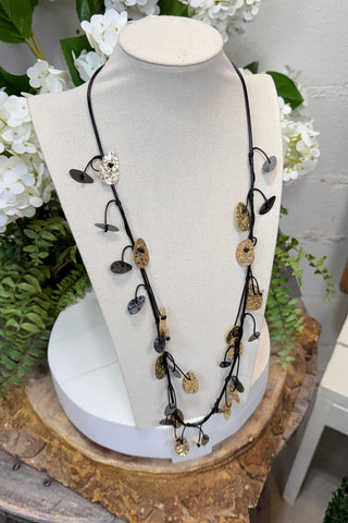 Serene Necklace Black Necklaces L & B Creations