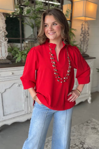 Devon Top Red by Jodifl