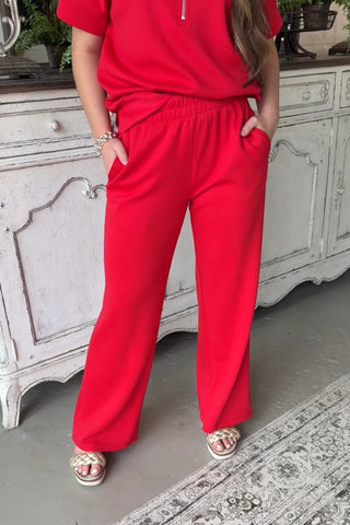 Spirited Pant Set Ruby Top & Pant Set Zenana
