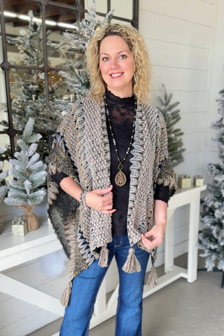 Wrenley Wrap Navy Multi wrap K & K Interiors