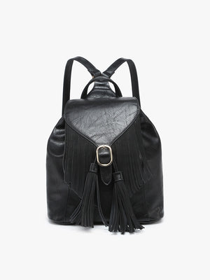Jewel Distressed Bucket Backpack