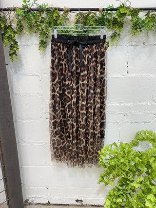 Shondra Leopard Skirt
