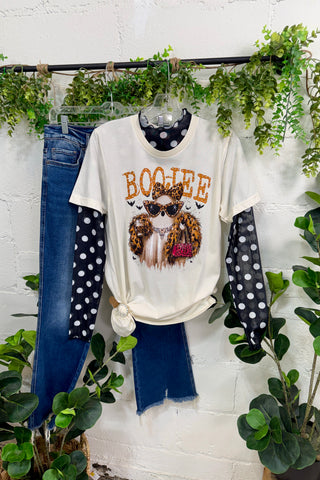 Boojee Ghost Tee Natural T Shirt The Crystal Ranch
