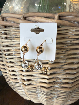 Connie Earrings Gold/Silver Earrings Whats Hot Jewelry