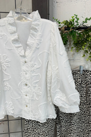 Wendy Top White by Jodifl
