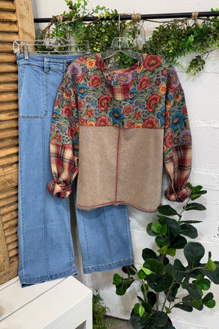 Winslet Top Mushroom by Easel Shirts & Tops Easel