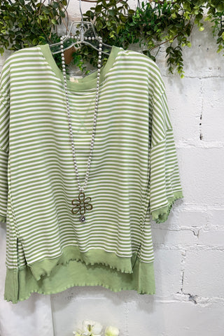 Anniston Top Lime by Peach Love Shirts & Tops Peach Love