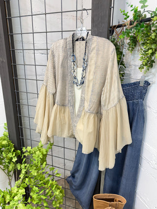 Nicole Kimono Latte Kimonos Young Threads