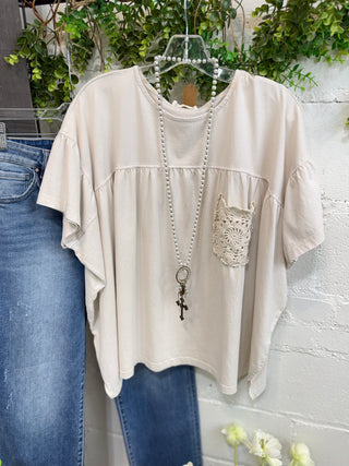 Gina Top Natural by Easel Shirts & Tops Easel