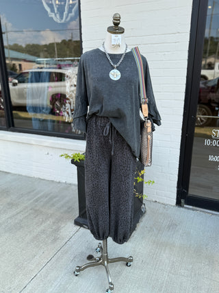 Gravity Washed Black Shirts & Tops Easel