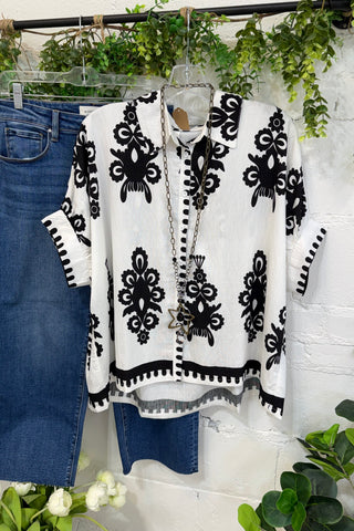 Madrid Cream by Umgee Shirts & Tops Umgee