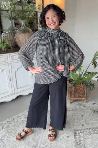 Seraphina Top Black by Umgee