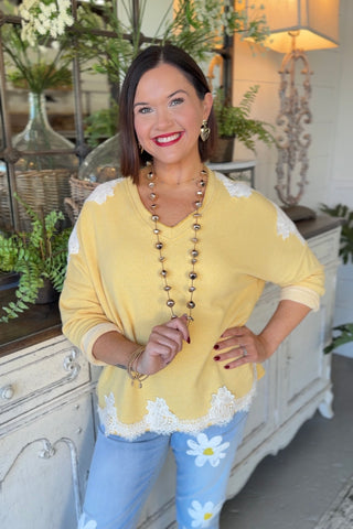 Daydreamer Top Yellow Shirts & Tops MuMu