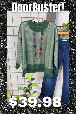 Elevate Sweater Green
