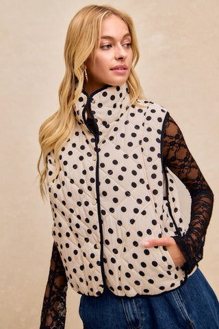 Lotsa Dots Vest Cream by Bibi