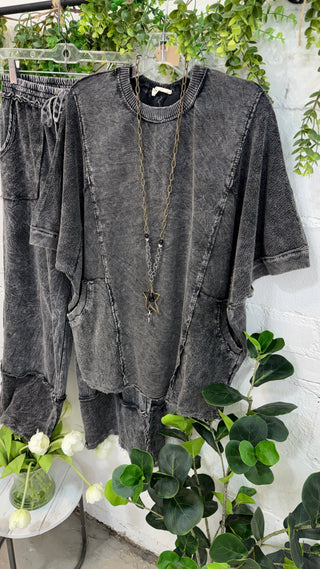 Glover Top Ash Black