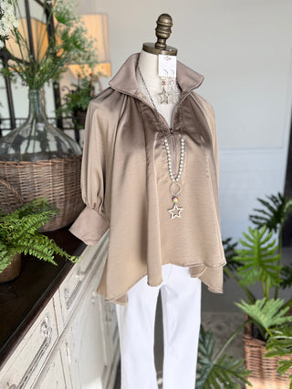 Bambi Top Mocha limited stock Shirts & Tops Glam