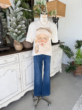 Selfie Santa Tee Ivory T Shirt J coons