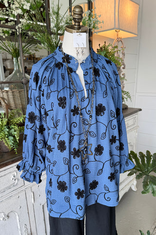 Donna Top Brown by Umgee