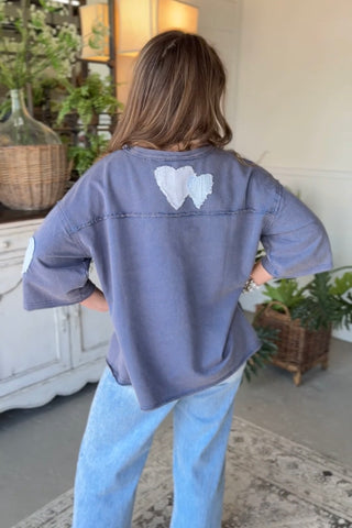 Love Me Do Top Denim